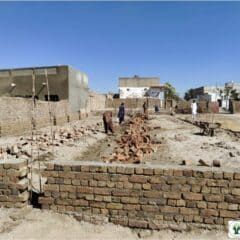 Girls School under construction in Sindh Pakistan