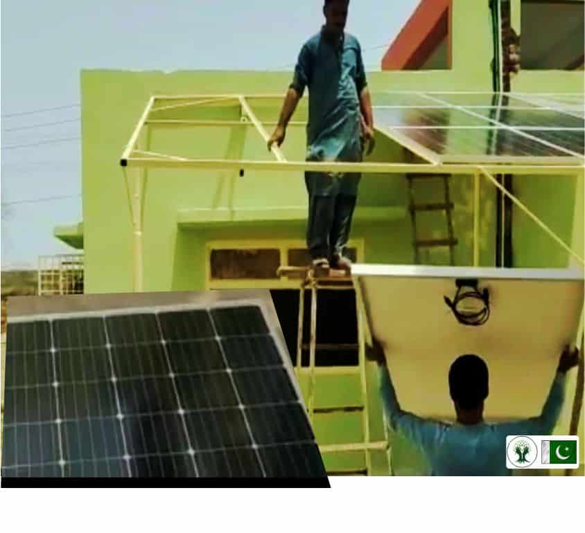 Solar Energy Syetem Installed in School in Sindh Pakistan